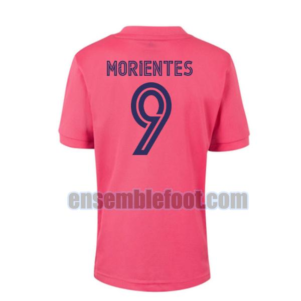 maillots real madrid 2020-2021 exterieur morientes 9