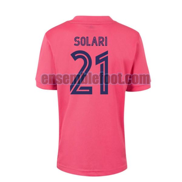 maillots real madrid 2020-2021 exterieur solari 21
