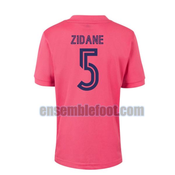 maillots real madrid 2020-2021 exterieur zidane 5