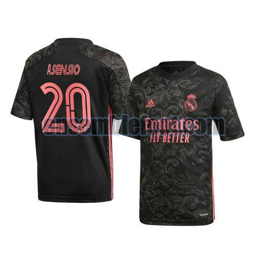 maillots real madrid 2020-2021 troisième marco asensio 20