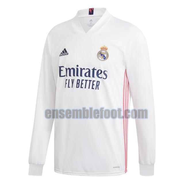 maillots real madrid 2020-2021 manches longues domicile