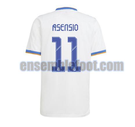 maillots real madrid 2021-2022 domicile asensio 11
