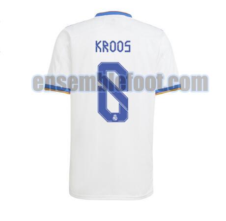 maillots real madrid 2021-2022 domicile kroos 8