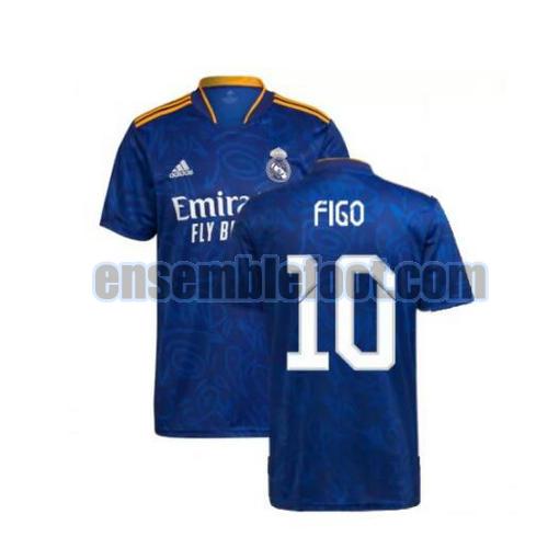maillots real madrid 2021-2022 exterieur figo 10