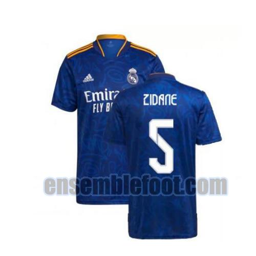 maillots real madrid 2021-2022 exterieur zidane 5