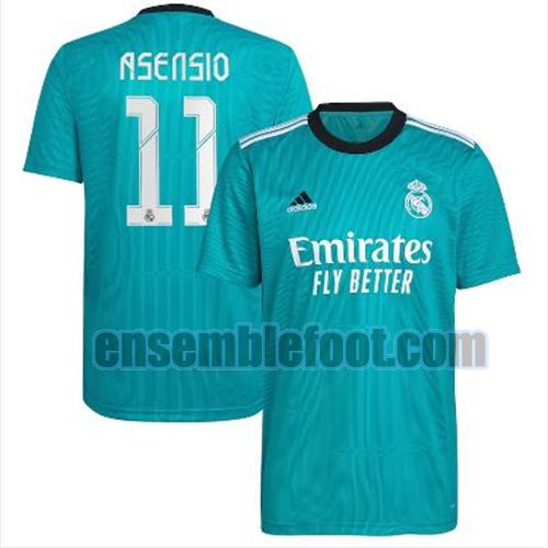 maillots real madrid 2021-2022 troisième asensio 11