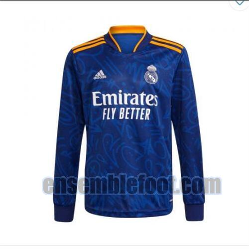maillots real madrid 2021-2022 manica lunga exterieur