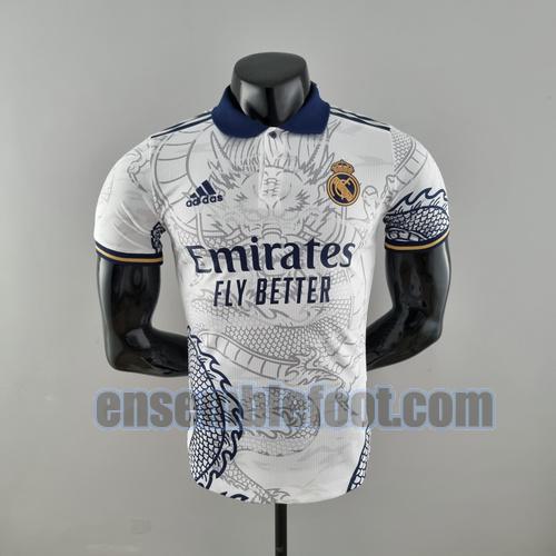 maillots real madrid 2022-2023 player version blanc chinese dragon