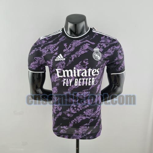 maillots real madrid 2022-2023 player version violet noir classic edition