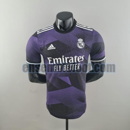 maillots real madrid 2022-2023 player version violet noir special edition