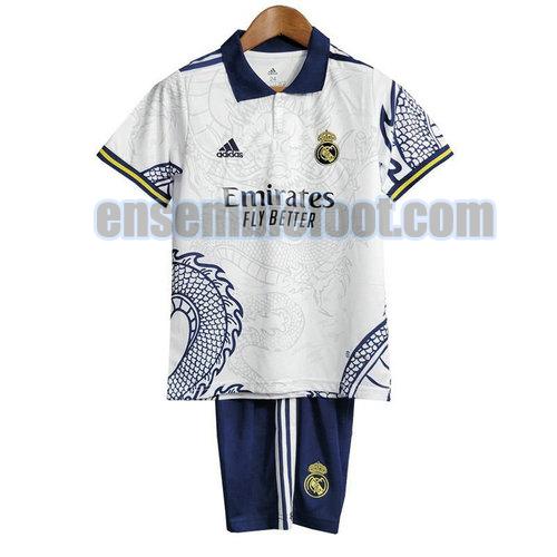 maillots real madrid 2023-2024 enfant blanc speciale