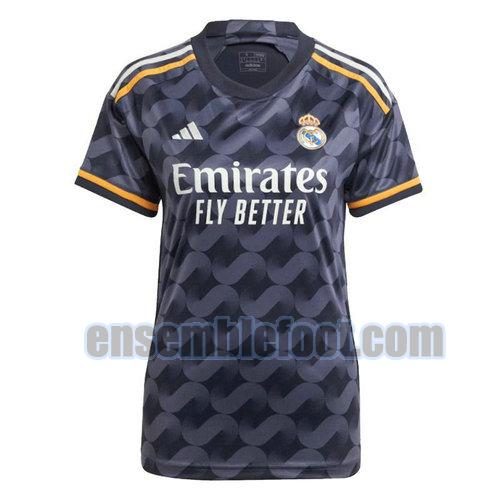 maillots real madrid 2023-2024 femme exterieur