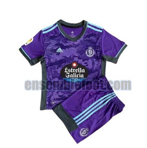 maillots real valladolid 2021-2022 enfant exterieur