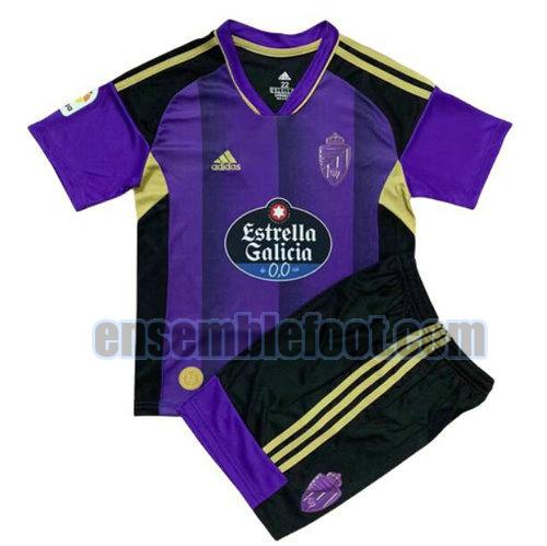 maillots real valladolid 2022-2023 enfant exterieur