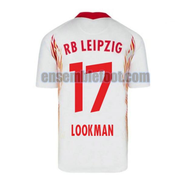 maillots red bull leipzig 2020-2021 domicile lookman 17