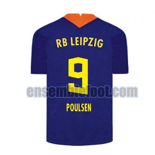 maillots red bull leipzig 2020-2021 exterieur poulsen 9
