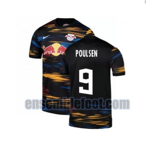 maillots red bull leipzig 2021-2022 exterieur poulsen 9