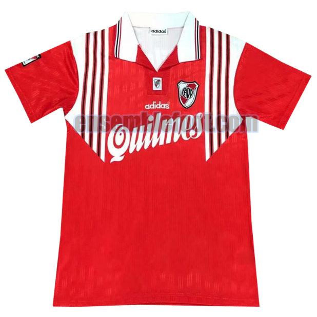 maillots river plate 1995-1996 rouge exterieur