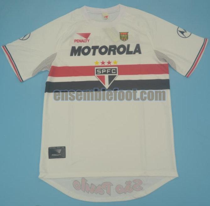 maillots san paolo 1999-2000 blanc domicile