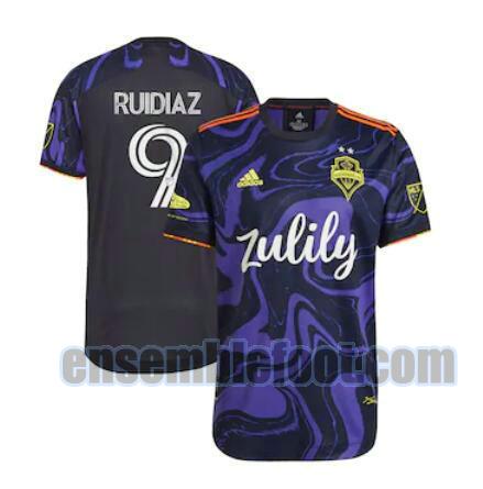 maillots seattle sounders 2021-2022 exterieur raul ruidiaz 9