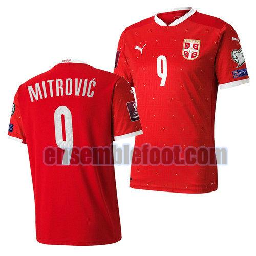 maillots serbie 2022 domicile aleksandar mitrovic 9