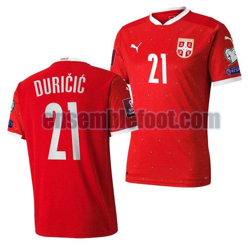 maillots serbie 2022 domicile filip duricic 21