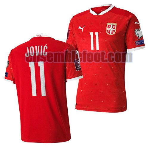 maillots serbie 2022 domicile luka jovic 11