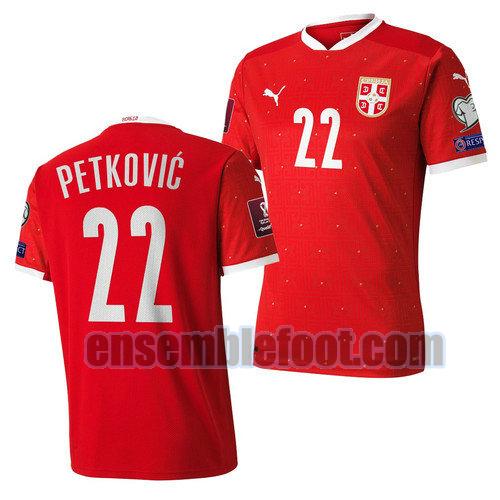maillots serbie 2022 domicile marko petkovic 22