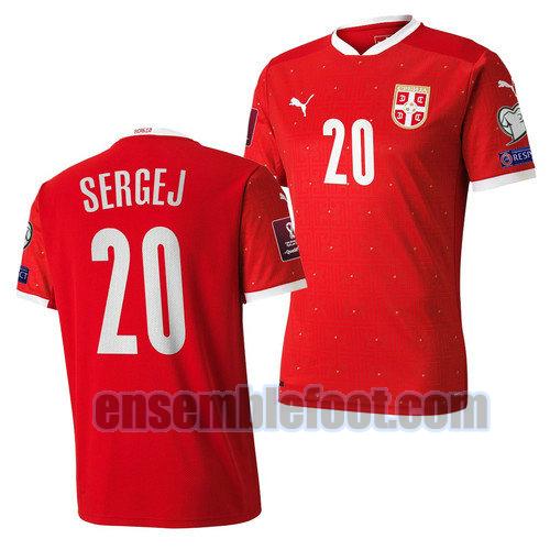 maillots serbie 2022 domicile sergej milinkovic savic 20