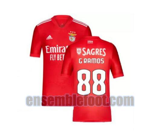 maillots sl benfica 2021-2022 domicile g ramos 88