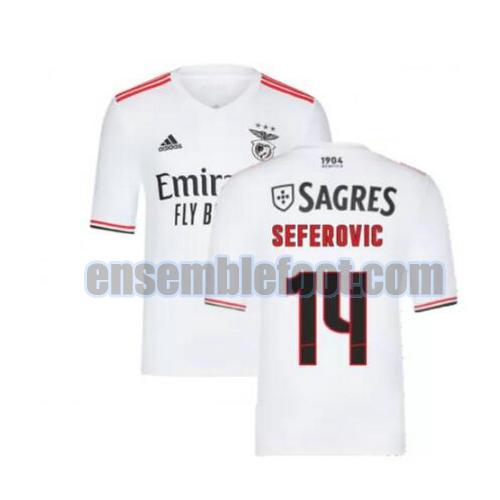 maillots sl benfica 2021-2022 exterieur seferovic 14