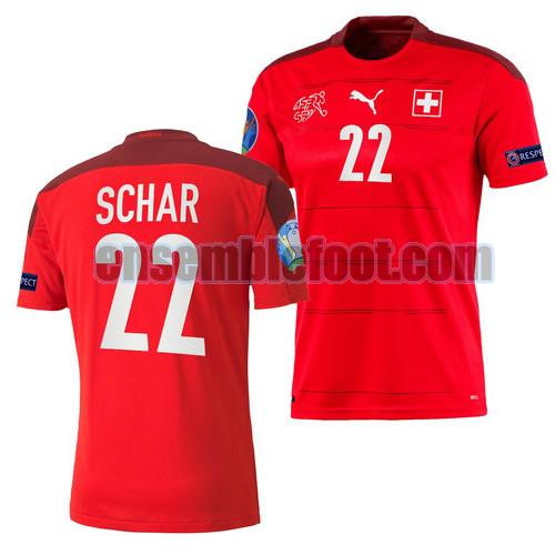 maillots suisse 2021-2022 domicile fabian schar 22