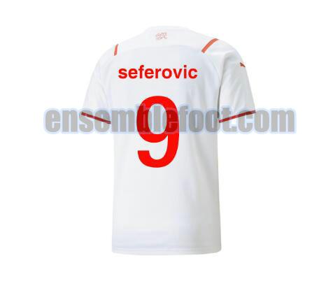 maillots suisse 2021-2022 exterieur seferovic 9