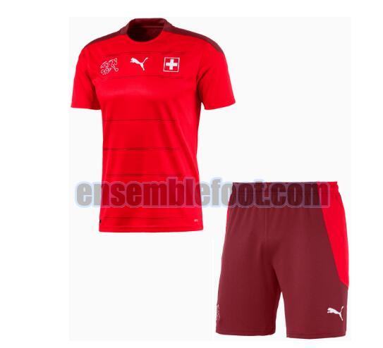maillots suisse 2021-2022 enfant domicile