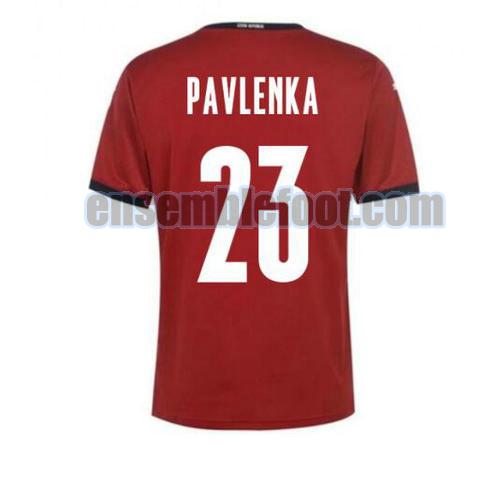 maillots tchèque 2020-2021 domicile pavlenka 23