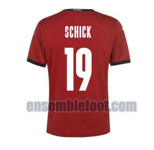 maillots tchèque 2020-2021 domicile schick 19