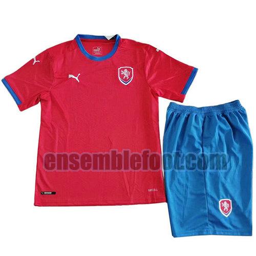 maillots tchèque 2021-2022 enfant domicile