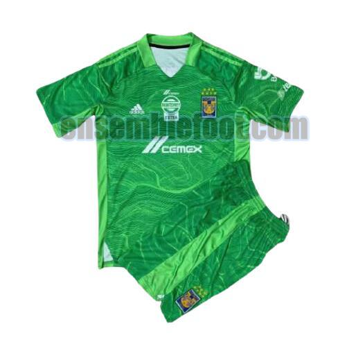 maillots tigres uanl 2021-2022 enfant portiera verde