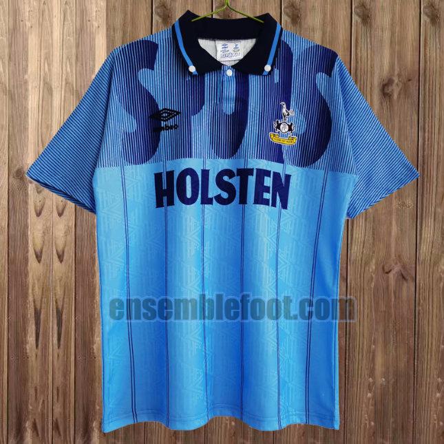 maillots tottenham hotspur 1991-1994 bleu troisième