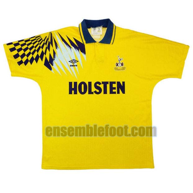 maillots tottenham hotspur 1991-1994 jaune exterieur