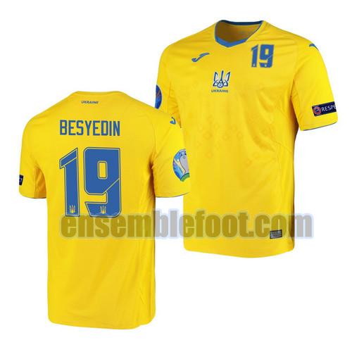 maillots ukraine 2021 domicile artem besyedin 19