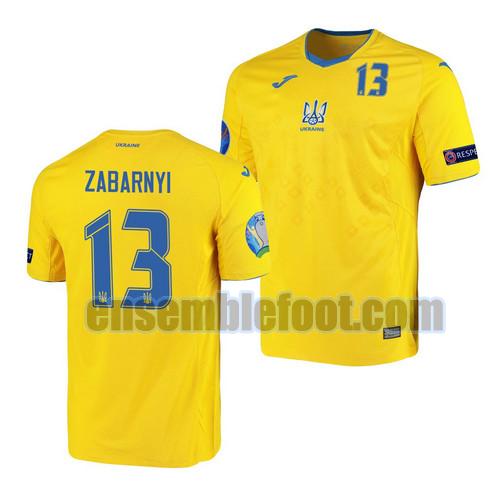 maillots ukraine 2021 domicile illya zabarnyi 13