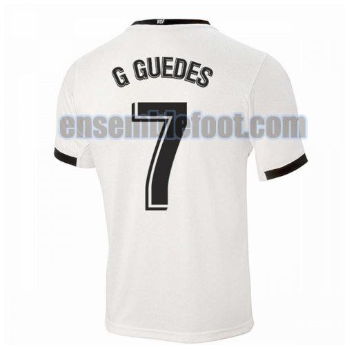 maillots valencia cf 2020-2021 domicile g guedes 7