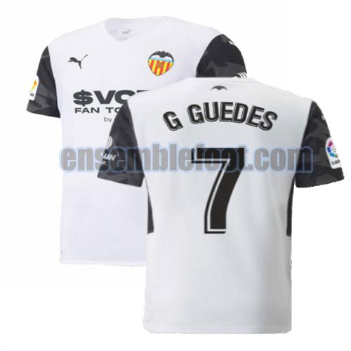 maillots valencia cf 2021-2022 domicile g guedes 7