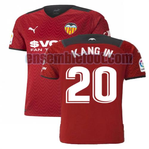 maillots valencia cf 2021-2022 exterieur kang in20