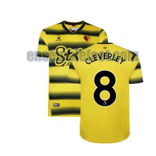 maillots watford 2021-2022 domicile cleverley 8
