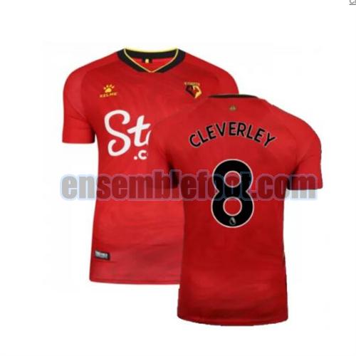 maillots watford 2021-2022 exterieur cleverley 8