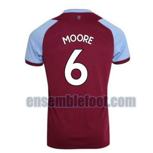 maillots west ham united 2020-2021 domicile moore 6