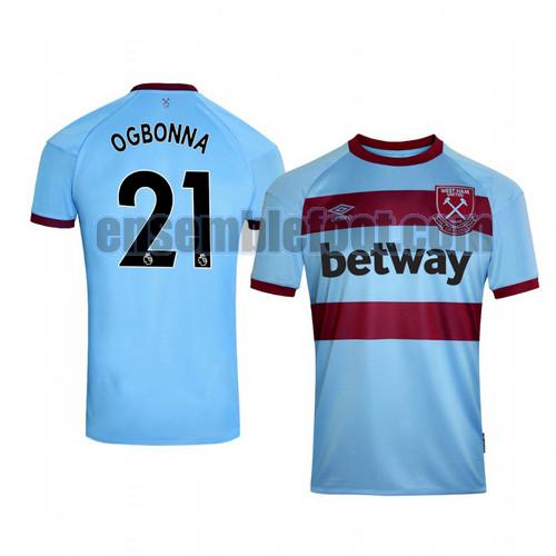 maillots west ham united 2020-2021 exterieur angelo ogbonna 21