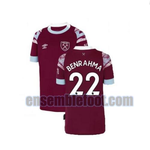 maillots west ham united 2022-2023 domicile benrahma 22